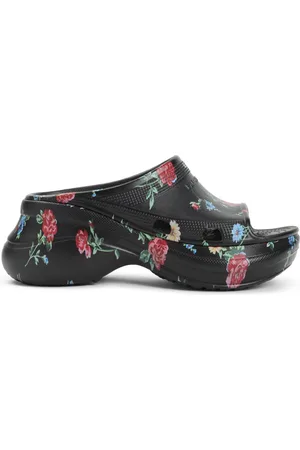 Balenciaga Schoenen, Dames, Veelkleurig, 40 EU, Zwarte sandalen voor vrouwen