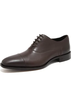 Dsquared2 Schoenen, Heren, Bruin, 40 EU, Handgemaakte Koffie Francesina Schoenen