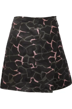 Emporio Armani Rokken, Dames, Veelkleurig, S, Omslagrok met Voering