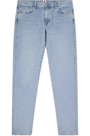 Edwin Jeans, Heren, Blauw, W31, Denim, Regular Tapered Pure Indigo Denim Jeans