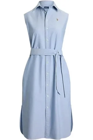 Ralph Lauren Kleedjes, Dames, Blauw, S, Elegante Jurk voor Vrouwen