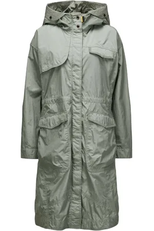 Parajumpers Mantels, Dames, Grijs, S, Sportieve Grijze Jas met Waterafstotend Materiaal