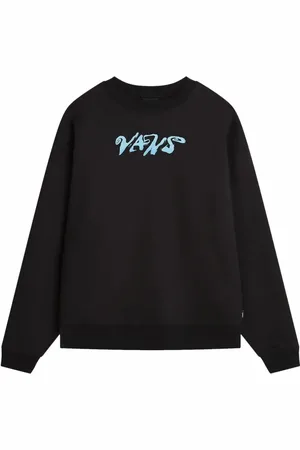 Vans Sweatshirts & Hoodies, Dames, Zwart, S, Zwarte Crew Neck Sweatshirt