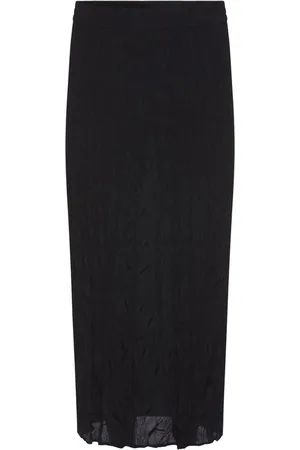 Heartmade Rokken, Dames, Zwart, XS, Zijden Rok Zwart