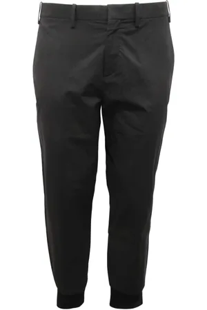 Neil Barrett Broeken, Heren, Zwart, L, Lage Taille Broek Model Bpa 78S