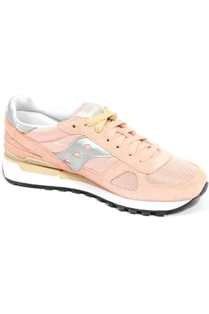 Saucony Schoenen, Dames, Roze, 38 1/2 EU, Roze/Zilver Shadow Dames Hardloopschoenen