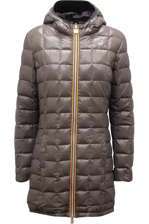 K-Way Jassen, Dames, Grijs, L, Omkeerbare Slim Fit Verenjas