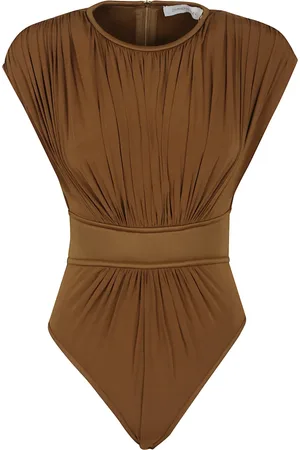 ZIMMERMANN Tops, Dames, Bruin, S, Elegante Bruine Topwear