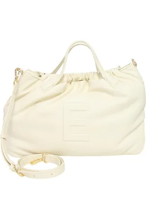 ERMANNO SCERVINO Tassen, Dames, , ONE Size, Leer, Eco-leren tote tas met verstelbare band
