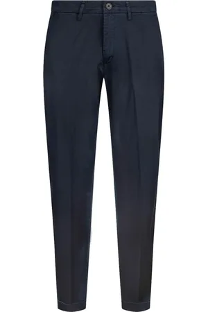 Liu Jo Broeken, Heren, Blauw, XL, Katoen, Blauwe Chino Katoenen Broek