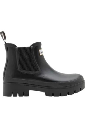 Barbour Schoenen, Dames, Zwart, 36 EU, Rubberen laarzen voor dames met logo