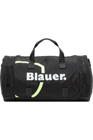 Blauer Sport, Heren, Zwart, ONE Size, Polyester, Gestreepte Gymtas met Verstelbare Band
