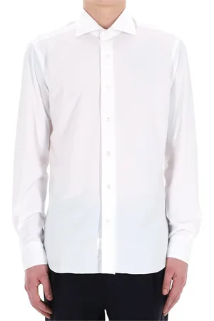 BARBA Overhemden, Heren, Wit, 3Xl, Wit Maatwerk Overhemd Licht Ademend