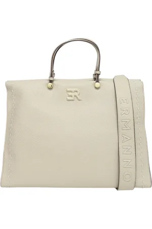 ERMANNO SCERVINO Tassen, Dames, , ONE Size, Leer, Tote tas van imitatieleer met logo
