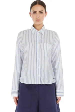 Max Mara Blouses & Shirts, Dames, Blauw, M, Lisa Sport Blouse