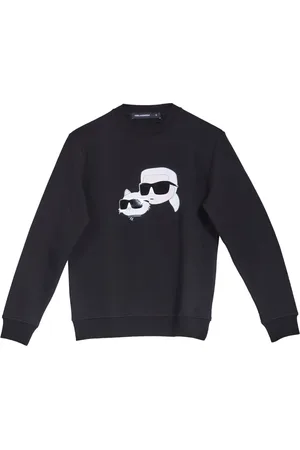 Karl Lagerfeld Sweatshirts & Hoodies, Heren, Zwart, XL, Katoen, Sweatshirts & Hoodies