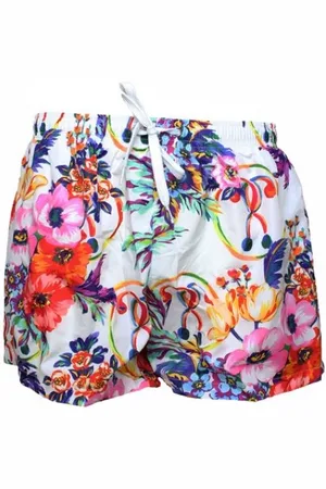 Moschino Badkleding, Heren, Veelkleurig, L, Polyester, Gestreepte Boxer Zwembroek Polyester Gevoerd Zak