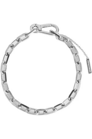 Dsquared2 Accessoires, Heren, Grijs, ONE Size, Gedurfde Ketting Halsketting - Aluminium