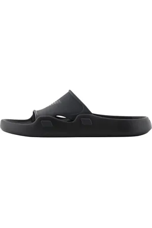 Emporio Armani Schoenen, Heren, Zwart, 41 EU, Heren PVC Strand Sandalen