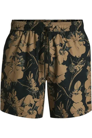 HUGO BOSS Badkleding, Heren, Veelkleurig, M, Polyester, Bloemen Boxer Zwemkleding Synthetisch Polyester