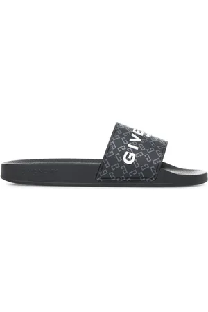 Givenchy Schoenen, Heren, Zwart, 40 EU, Slip-On Monogram Rubber Slippers