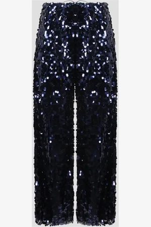Oseree Broeken, Dames, Blauw, M, Polyester, Wide Broeken