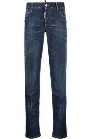 Dsquared2 Jeans, Dames, Blauw, 4Xs, Katoen, Italiaanse Jeansbroek voor Mannen