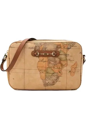 ALVIERO MARTINI 1A CLASSE Tassen, Dames, , ONE Size, Leer, Crossbody tas van imitatieleer met voorlogo print