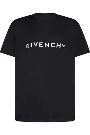 Givenchy Tops, Heren, Zwart, XS, Katoen, Archetype Oversized T-Shirt