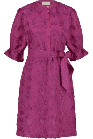Fabienne Chapot Kleedjes, Dames, Roze, L, Katoen, Totine Dress