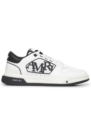 AMIRI Schoenen, Heren, Wit, 40 EU, Leer, Witte Sneakers met Ster Perforaties