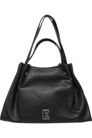 ERMANNO SCERVINO Tassen, Dames, Zwart, ONE Size, Leer, Tote tas van imitatieleer met verstelbare band