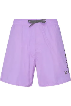 John Richmond Badkleding, Heren, Paars, M, Polyester, Polyester Zwemkleding met Voorlogo