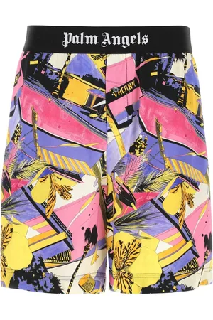 Palm Angels Korte broeken, Heren, Veelkleurig, S, Bermuda Shorts voor Heren
