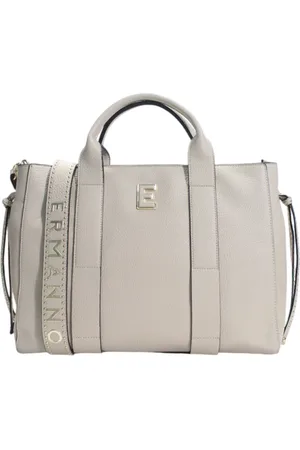 ERMANNO SCERVINO Tassen, Dames, , ONE Size, Leer, Tote tas van imitatieleer met voorlogo