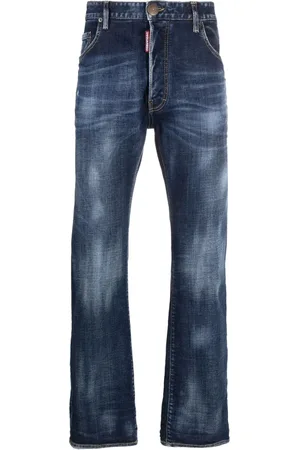 Dsquared2 Jeans, Heren, Blauw, 3Xl, Denim, Stijlvolle Denim Jeansbroek