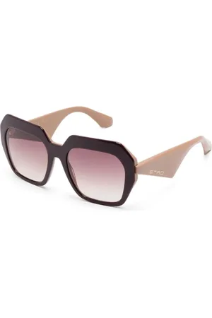 Etro Accessoires, Dames, Paars, 56 MM, 0043S 1S7Ha Zonnebrillen