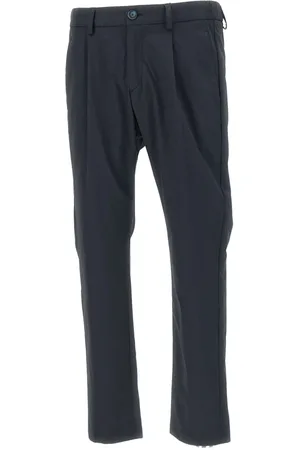 HERNO Broeken, Heren, Blauw, M, Blauwe Vintage Style Broek
