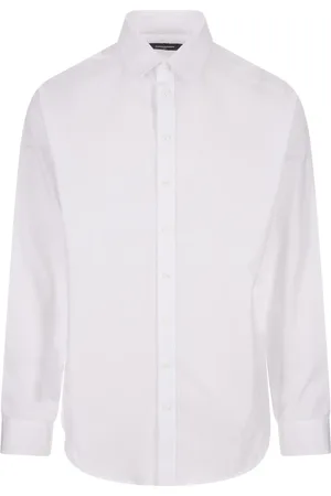 Dsquared2 Overhemden, Heren, Wit, S, Katoen, Witte overhemden
