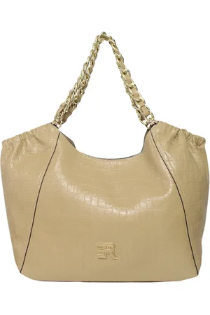 ERMANNO SCERVINO Tassen, Dames, , ONE Size, Leer, Eco-leren tote tas met verstelbare band