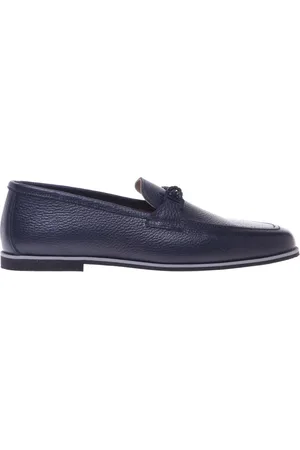 BALDININI Schoenen, Heren, Blauw, 42 EU, Loafer in tumbled leather