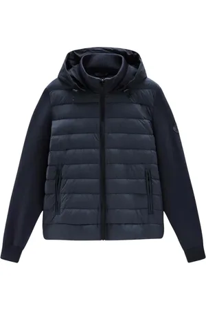 Woolrich Jassen, Heren, Blauw, S, Polyester, Down Jacket