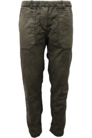 BOB der Bär Broeken, Heren, Groen, L, Omkeerbare Fluweel Groene Broek