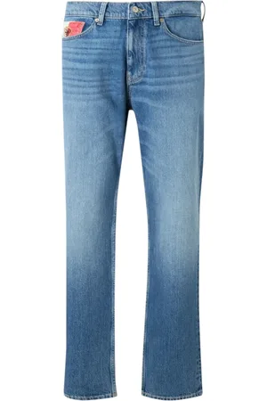 Tommy Hilfiger Jeans, Heren, Blauw, W31, Katoen, Katoenmix herenjeans