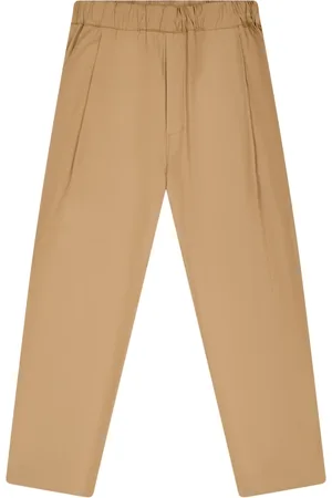 LANEUS Broeken, Dames, , XL, Katoen, Wijde pijp monopence broek
