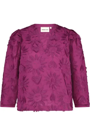 Fabienne Chapot Blouses & Shirts, Dames, Roze, XS, Katoen, Mette Top