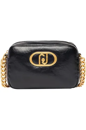 Liu Jo Tassen, Dames, Zwart, ONE Size, Glam Schoudertas met Kettingband