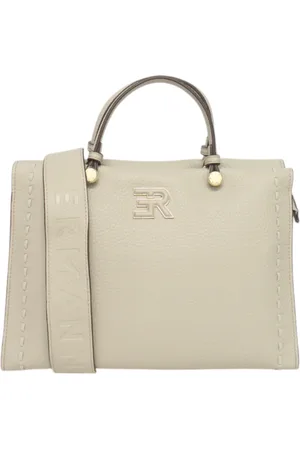 ERMANNO SCERVINO Tassen, Dames, , ONE Size, Leer, Eco-leren tote tas met verstelbare band