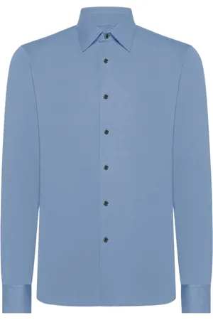 RRD Overhemden, Heren, Blauw, 2Xl, Lichtblauw Oxford Jacquard Overhemd
