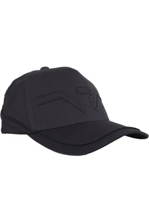 Emporio Armani Accessoires, Heren, Blauw, ONE Size, Katoen, Katoenen Baseballpet met Voorlogo